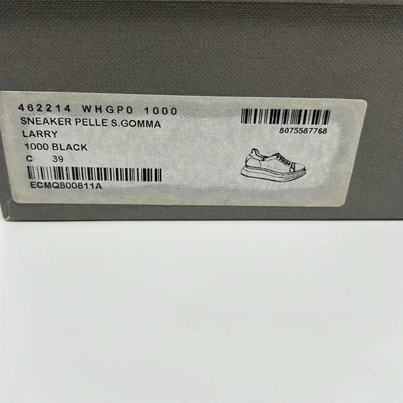 Alexander McQueen “Larry” Sneaker black/white - Picture 7 of 9